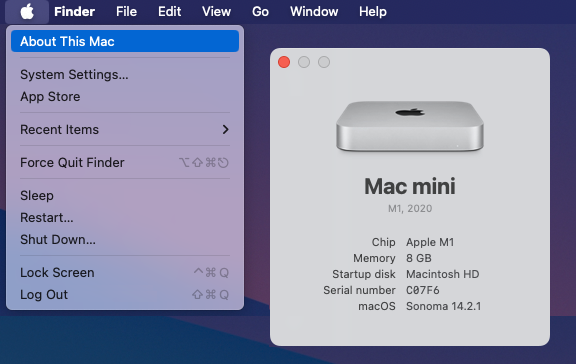 About this Mac